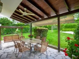 Luxurious Sani Villa Luna with shared pool