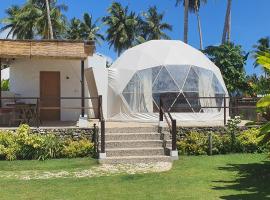Malipaya Villas, luxury tent in General Luna