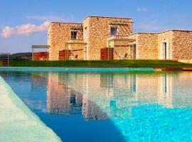 Stone Bay Houses in Messinia Kalamaki Beach Area, overnattingssted i Chrani