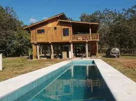 Maison autonome en bois, à Brasilito