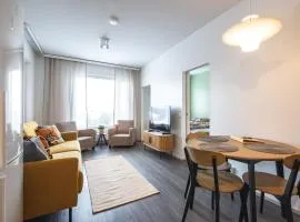 Saunallinen kaksio autohallipaikalla