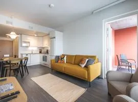 Saunallinen kaksio autohallipaikalla