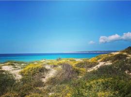 Casa Studio Migjorn, immersi nel verde a due passi dal mare, hotel in Es Calo