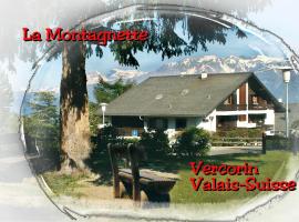 La Montagnette, VERCORIN, hotel cerca de Chardons, Vercorin