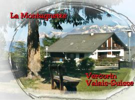 La Montagnette, VERCORIN, hotel Vercorinban