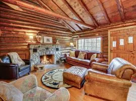 Michigan Log Cabin with Pere Marquette River Views