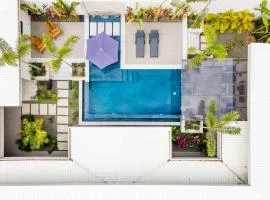 Private Pool with swim up bar and TWO Beaches