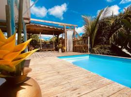 Villa caraïbes Piscine vue sur le zion Sainte-Anne, overnattingssted med kjøkken i Sainte-Anne