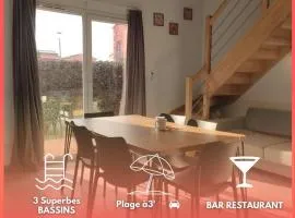 T3 Madiana, Climatisé, piscines, resto, 5mn plages