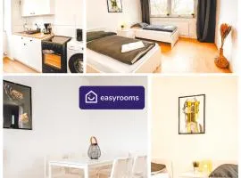 Monteurwohnung mit Balkon und Wohnzimmer