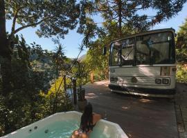 Ônibus Retrô - Domingos Martins/ES, glamping site sa Domingos Martins