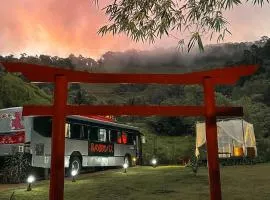 Hospedagem no Ônibus Oriental em Domingos Martins ES