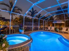 Twin Palms Oasis! Modern, with heated pool and game room!