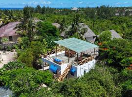 Cozy Bungalow - Garden, Terrace, Rooftop, Beach, bungalow em Bwejuu