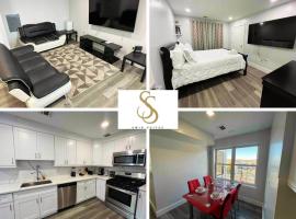 The Classy Suite - 2BR with Free Parking, hotell i Paterson
