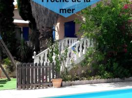 Magnifique villa familiale/piscine près de la mer, hotell sihtkohas Port-de-Bouc