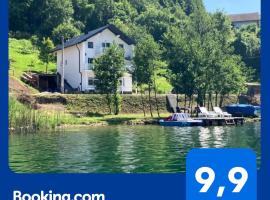 Villa Pliva Lake Jajce, feriebolig ved stranden i Jajce