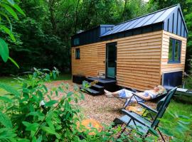 Tinyhouse „Kleines Ems-Idyll“, campeggio a Lathen