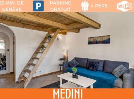 ZenBNB / Medini / Parking / 4 pers. / WiFi /, apartment in Annemasse