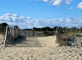 Villa front de mer, plage nature, hotel en Torreilles