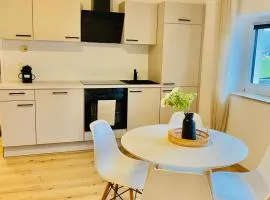 Zentrale Wohnung mit Alpenblick