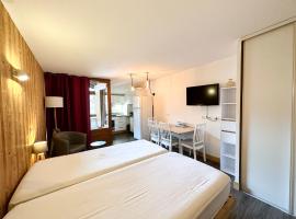 2- Studio Brides-les-bains tout confort avec vue Vanoise, khách sạn ở Brides-les-Bains