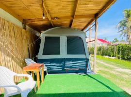 Russell Place Tent, campground in Port Barton