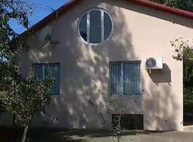 Pink house, cottage in Lankaran