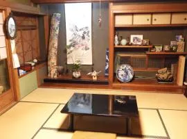 Japanese Traditional House with beautiful garden.