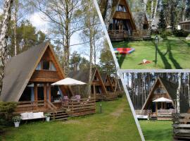 Zinnowitz, Finnh&uuml;tte am Ostseestrand, cabin in Zinnowitz