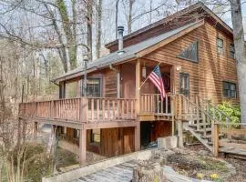 Charming Cabin with Fire Pit and Decks about 7 Mi to Helen