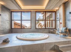 Luxury Chalet mit Pool und Sauna in Garmisch-Partenkirchen Book at WolfAnnemarie1 web de, viešbutis mieste Petting