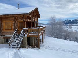 Chalet en rondins avec magnifique vue, готель у місті Фон-Роме-Одейо-Віа