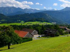 Bio Ferienbauernhof Greber、シュヴァルツェンベルク・イム・ブレゲンツァーヴァルトのホテル