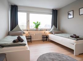 Juno - #1 Terrassen-Apartment, Netflix, WLAN, hotell i Bottrop