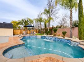 Spacious Clovis Vacation Rental with Outdoor Oasis!, cheap hotel in Clovis
