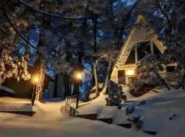 The Scandia, A-Frame Chalet -Fireplace & Hot tub