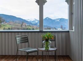 Chalet Vinzenz, Bildstein- mit privatem Ski- und Fahrradraum，比爾的斯坦的木屋