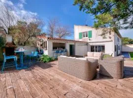 Maison pour 10, accès direct à la plage