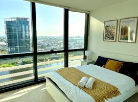 Free Parking Private Room in Docklands - Amazing View - Shared Washroom, hotel s jacuzzi v Melbourne