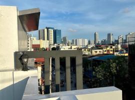 Stargazing tent in Balcony at EKG House Rental, hotel in Manila