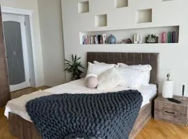 Double bedroom with stunning sea view at our villa