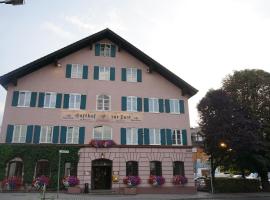 Gasthof und Metzgerei zur Post Peißenberg – hotel w mieście Peißenberg