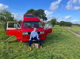 Rent a Blue Classics' s Campervan for your Road trip in Portimao -VOLKSWAGEN T3