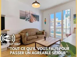 CENTRE VILLE-SUPERBE APPARTEMENT DE 50 M2 - COSY AVEC TERRASSE -Wifi