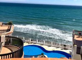 Beachfront Penthouse Apartment with Large Terrace and Breathtaking Sea Views close to Marbella Spain