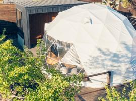 The Village Yufuin Onsen Glamping, luxusní stan v destinaci Jufu