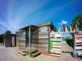 Chalet Valentina directly on the Lauwersmeer