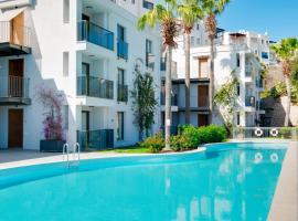 Stylish Flat w Pool n Balcony 5 min to Beach – hotel w Gumbet