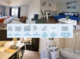 Margam's Alvington House for Business Travellers, Relocator or Families with FREE Parking, High Speed Internet and fully equipped kitchen